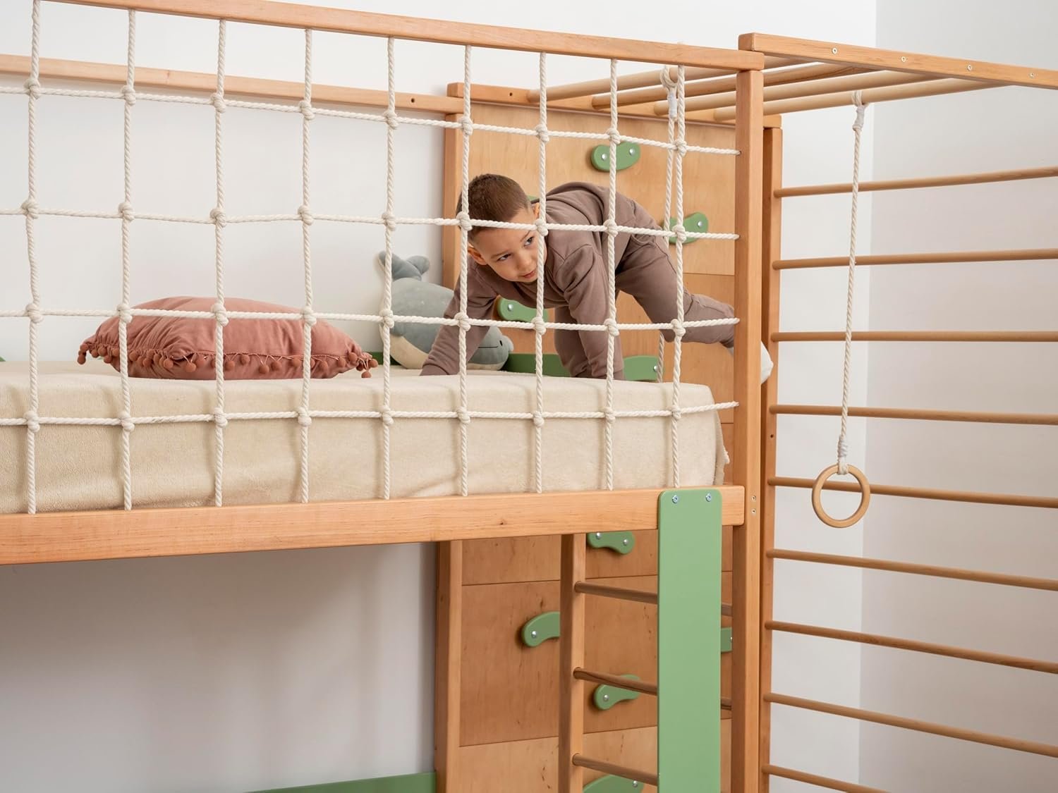 Montessori Twin Bunk Bed for Toddlers