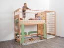 Montessori Twin Bunk Bed for Toddlers 