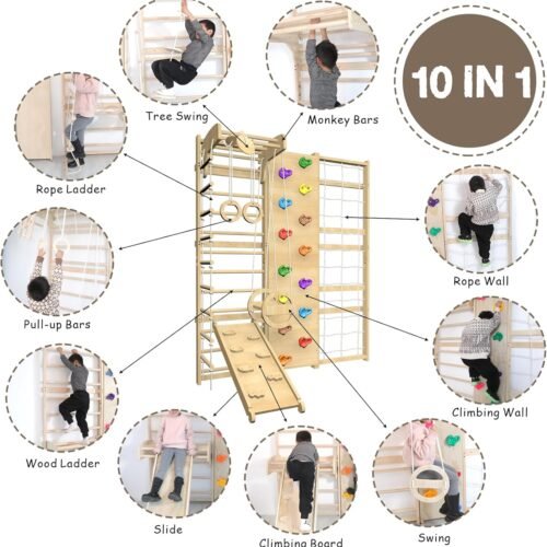 10-in-1 Swedish Ladder Gym