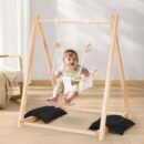 Wooden Baby Swing 