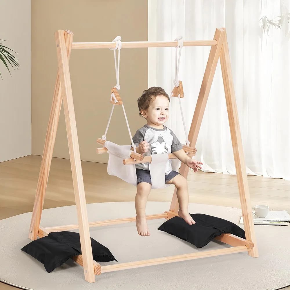 Wooden Baby Swing