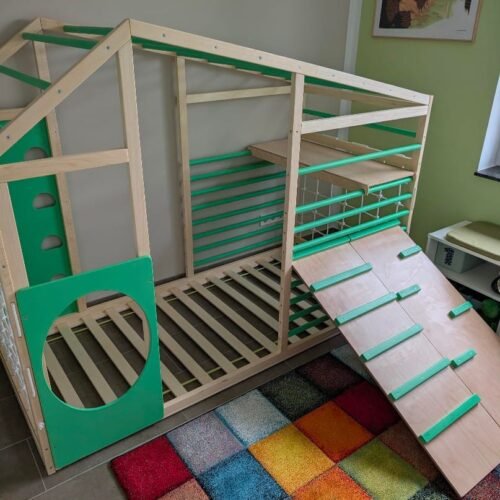 Gym Bed with Roof for Kids