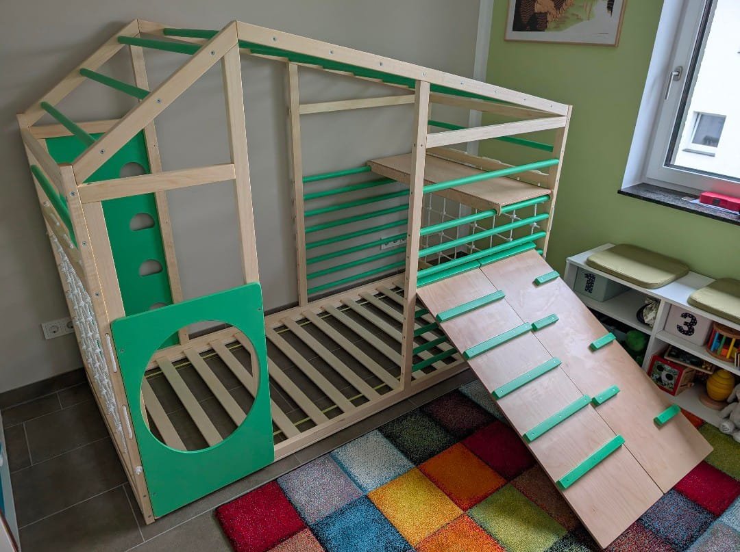 Gym Bed with Roof for Kids