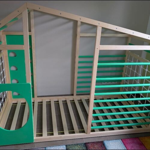 Gym Bed with Roof for Kids