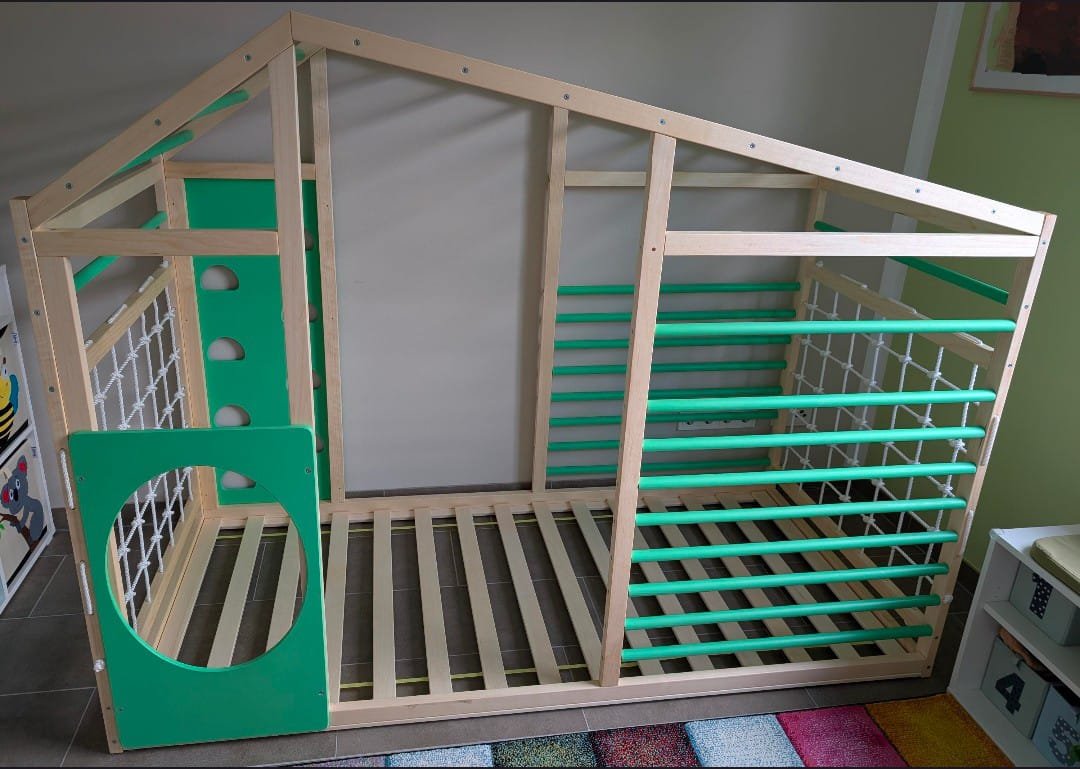 Gym Bed with Roof for Kids