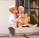 Wooden Horse Baby Swing