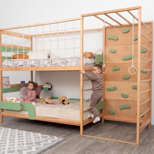Montessori Bed for Toddlers with Drawers
