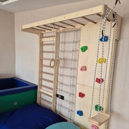 Swedish Ladder with Wall Bars for Kids