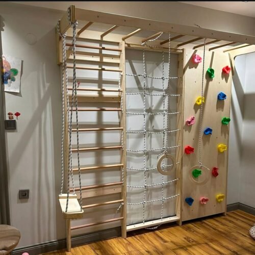 Swedish Ladder with Wall Bars for Kids
