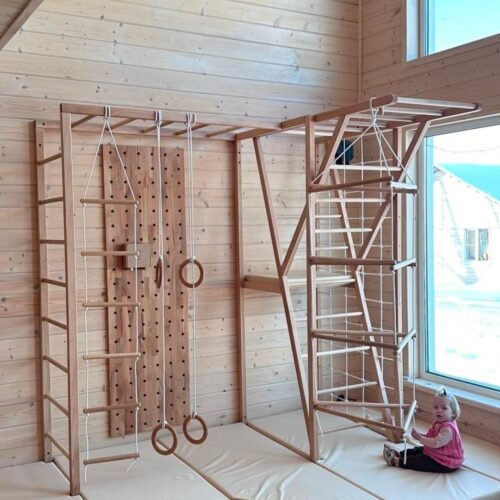 Indoor Kids Climbing Ladder Set