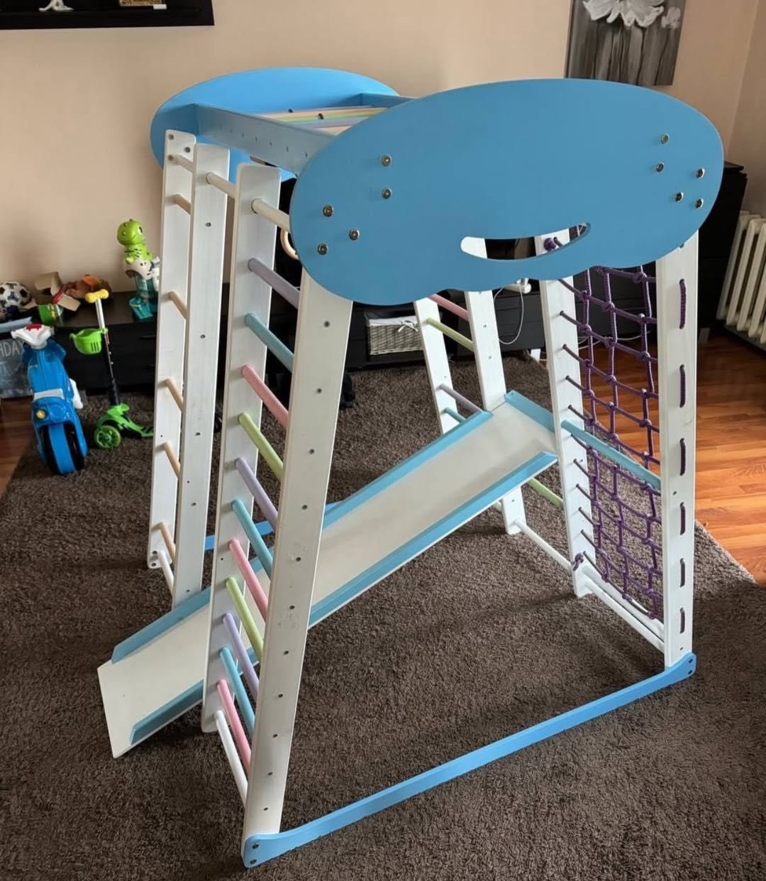 Indoor Wooden Playground Set